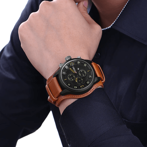 WW | Luxe Navigator Uhr Lederband