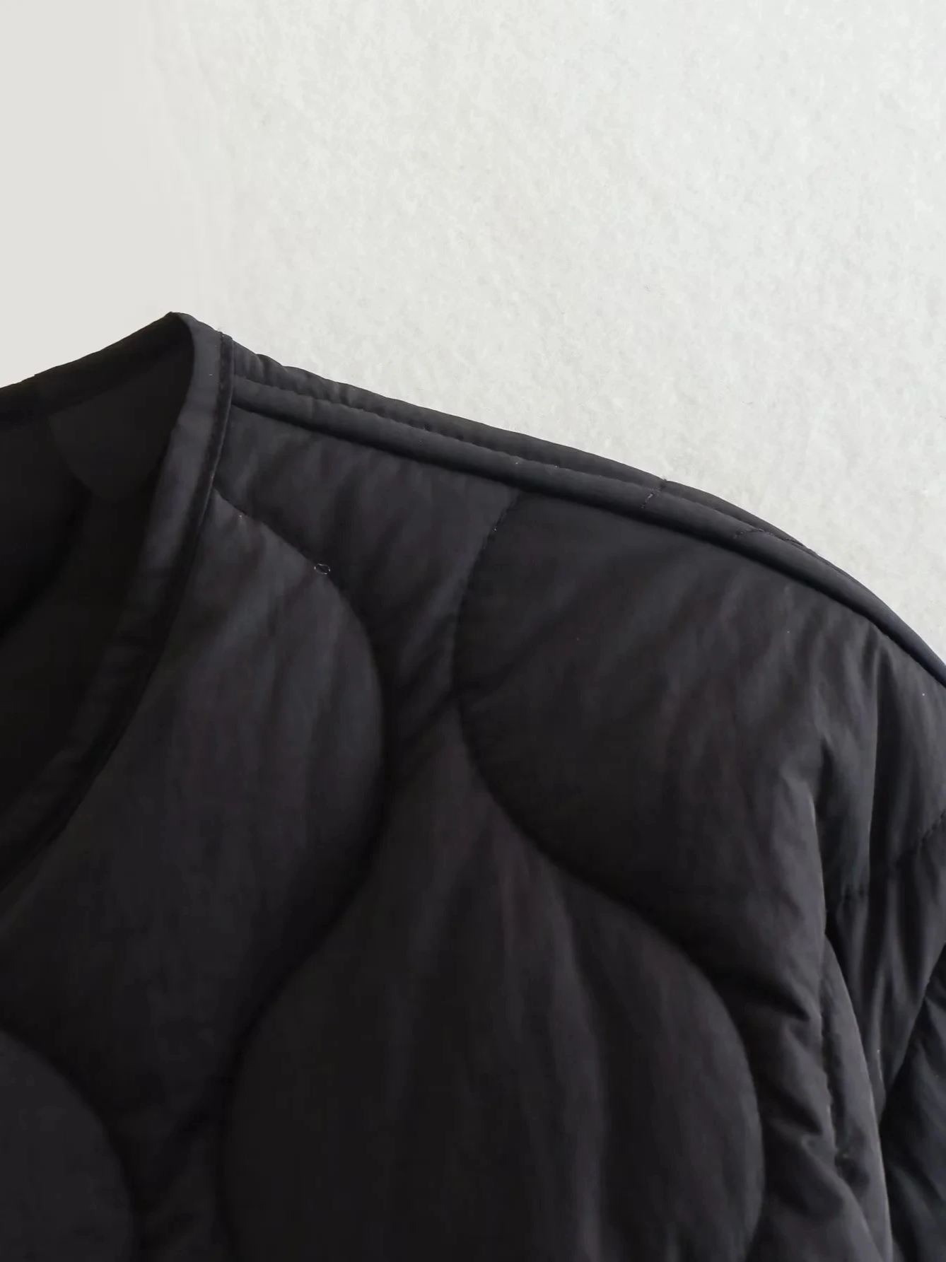 WW | Gepolsterte Jacke Damen, Leichtes Übergröße Modell Mit Taschen, Knopfverschluss