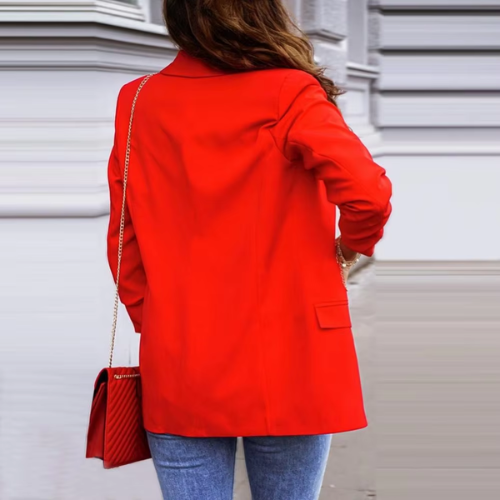 W&W Mode | Stilvolle Damen Blazer mit Einzelknopfverschluss Ideal für Die Arbeit