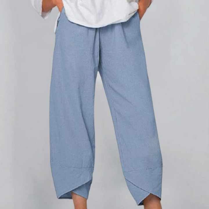 W&W Mode | Damenhose Leichte Baumwoll Und Leinen Damen Sommer Komfort