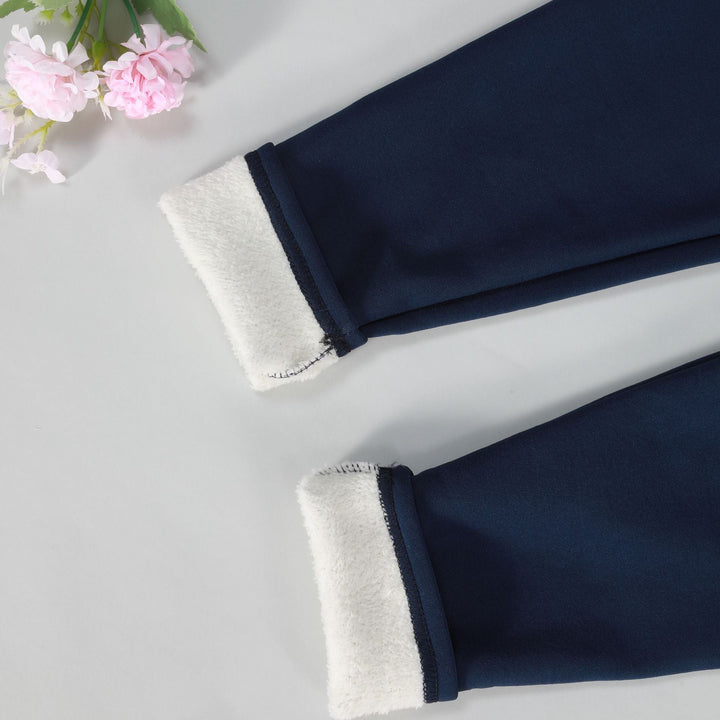 W&W Mode | Liebliche Fleece Hohe Taille Wollleggings