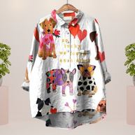 WW | Exklusives Damenhemd mit Kunstdruck