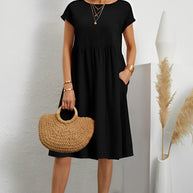 WW | Midi-Kleid mit Seitentaschen