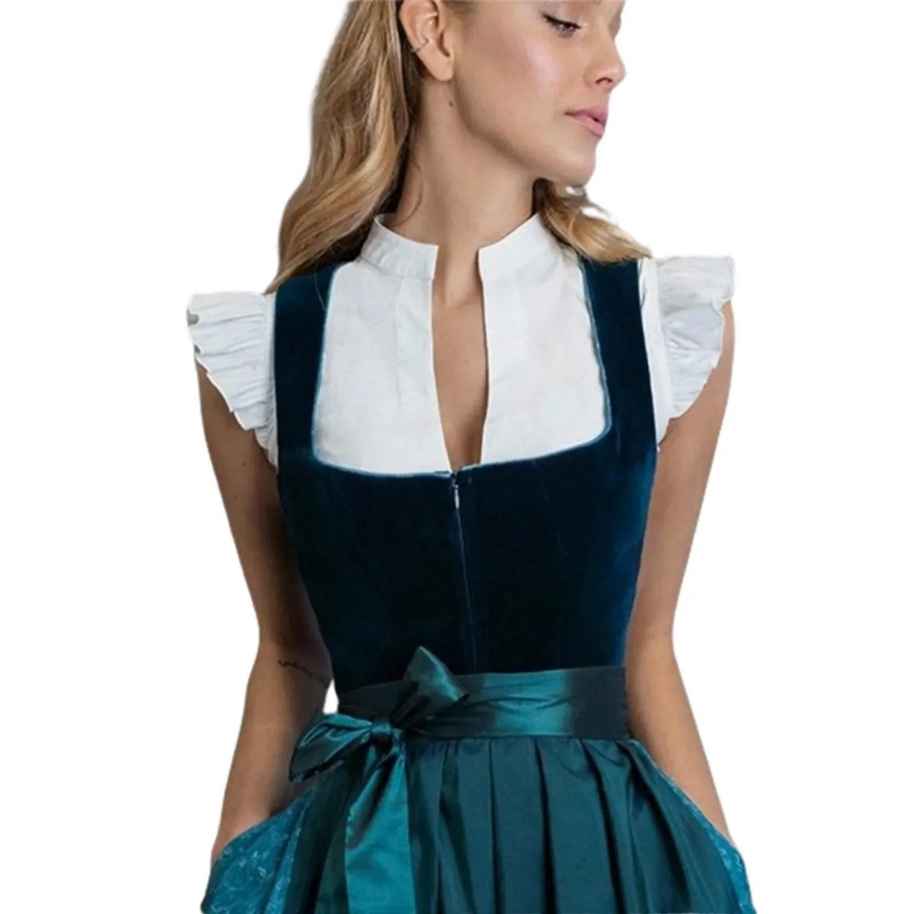 WW | Kurzärmelige Dirndlbluse Für Frauen