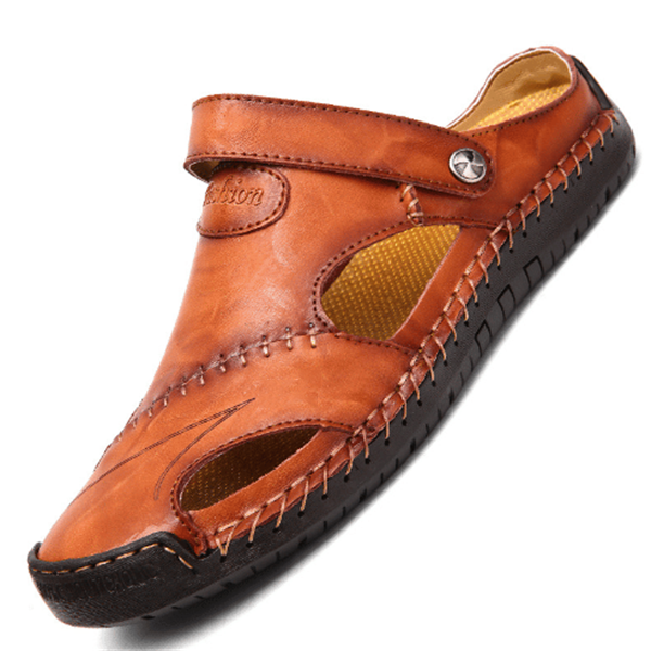 W&W Mode | Orthopädische Ledersandalen