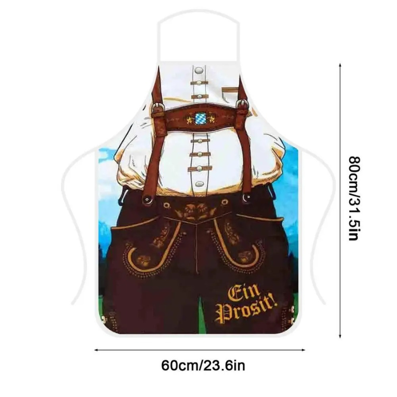 WW | Damen Schürze mit Traditionellem Druck