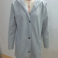 WW | Lange Strickjacken Für Damen Eleganter Strickjacke Mit Kapuze Und Knöpfen