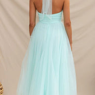 WW | Halter Tüll Midi Kleid