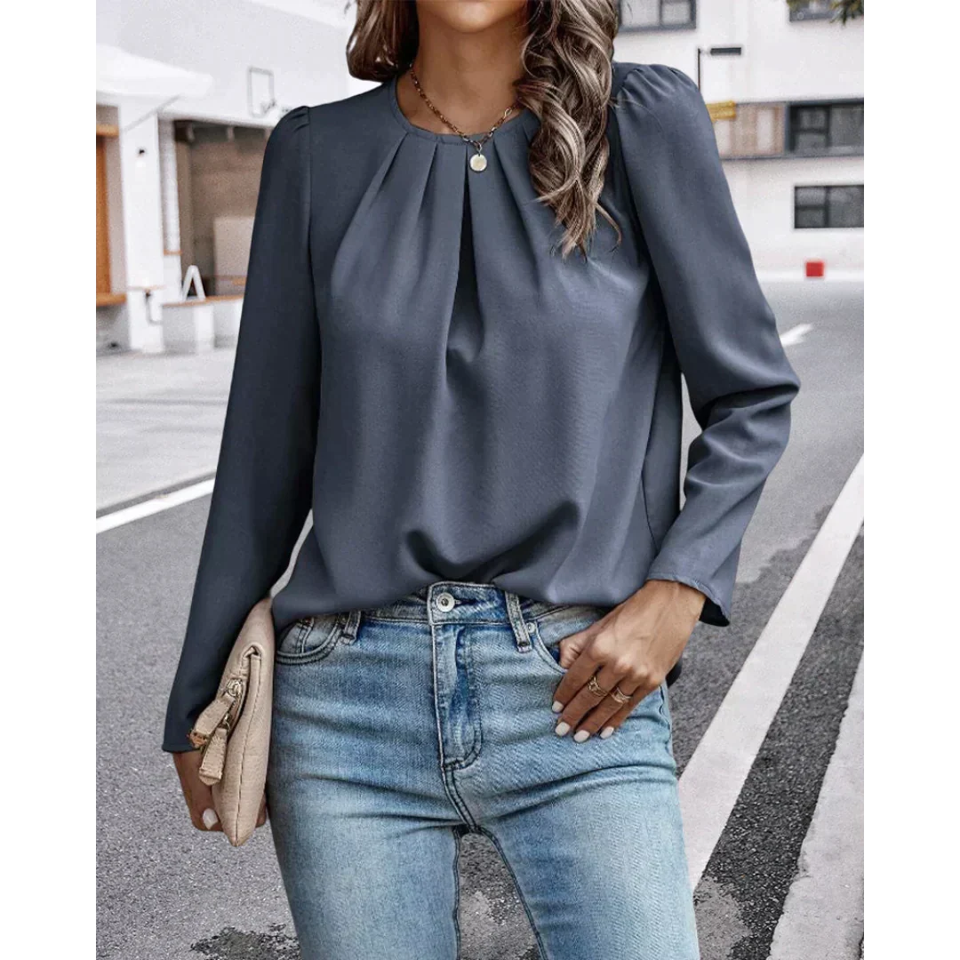 W&W Mode | Rüschentop mit Puffärmeln für Damen - Elegant und Trendy
