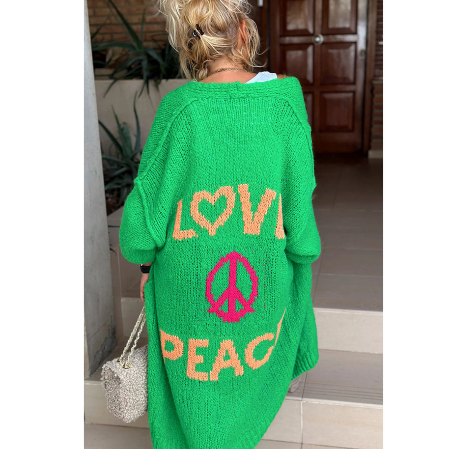 WW peace strickjacke - Ibiza