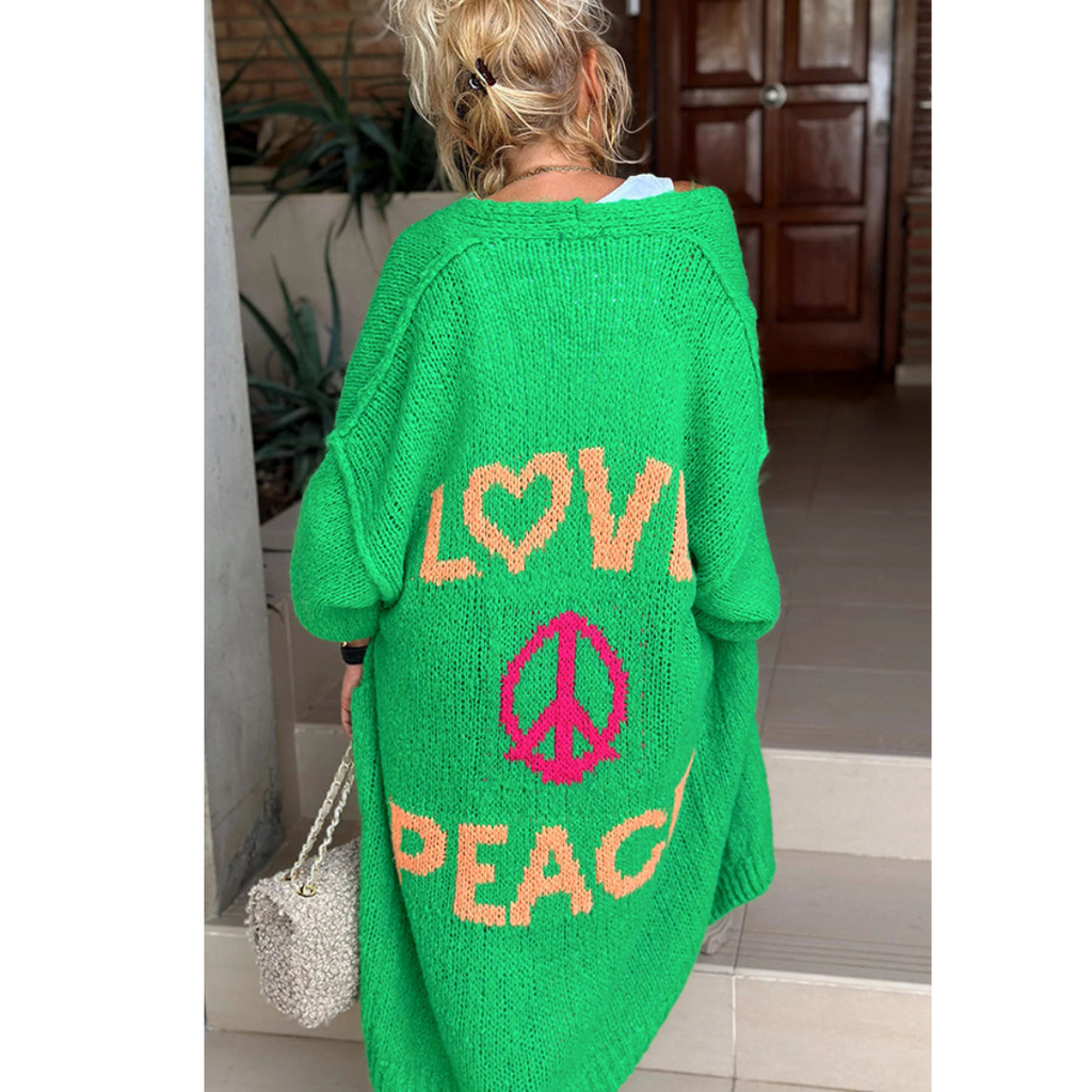 WOLFF peace strickjacke - Ibiza