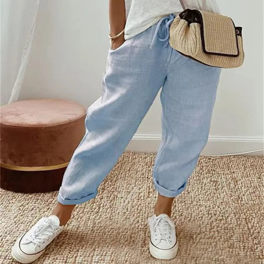 WW | Bequeme Hose aus Leinen