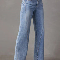 WW | Rosiedress Zeitlose Zerlegte Gerade Bein Splice Jeans