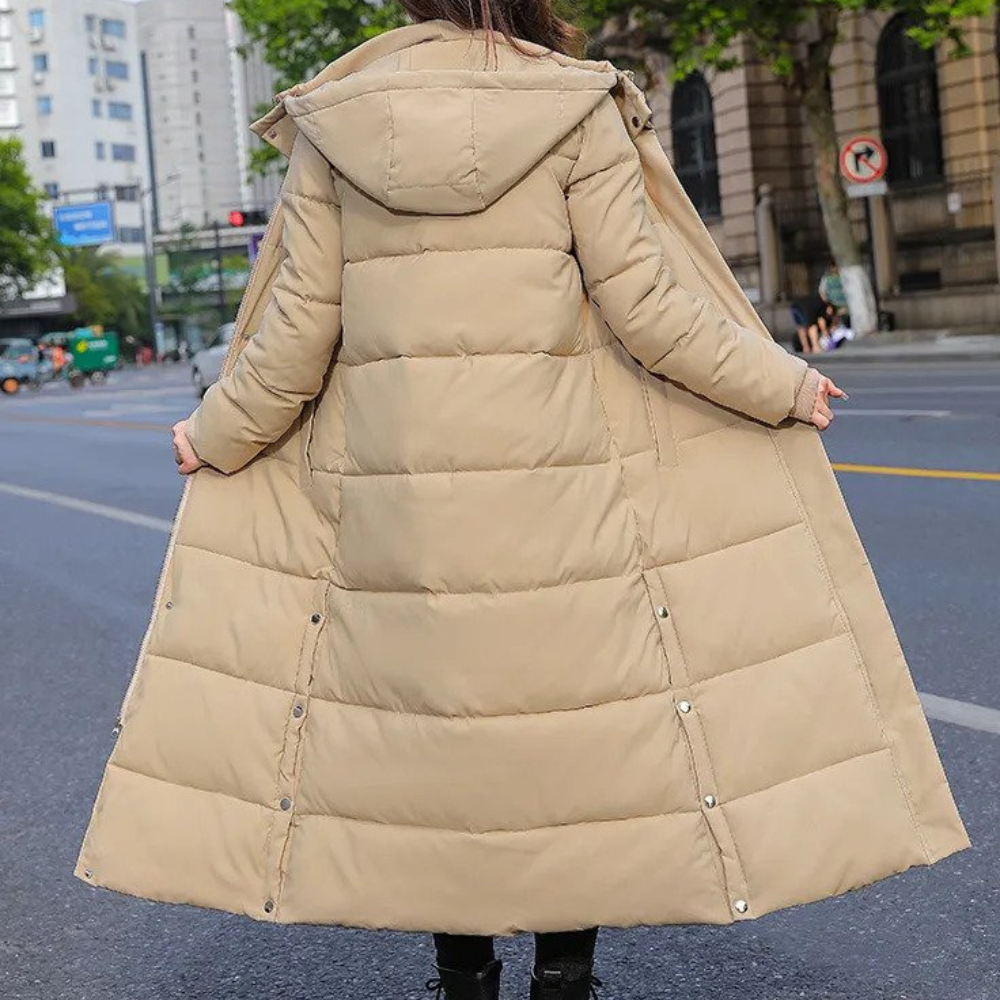 WW | Lange Gesteppte Winterjacke Parka für Damen