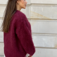 WW | Mohair Mischpullover mit Rundhalsausschnitt