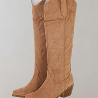 WW | Bestickte Kniehohe Westernstiefel