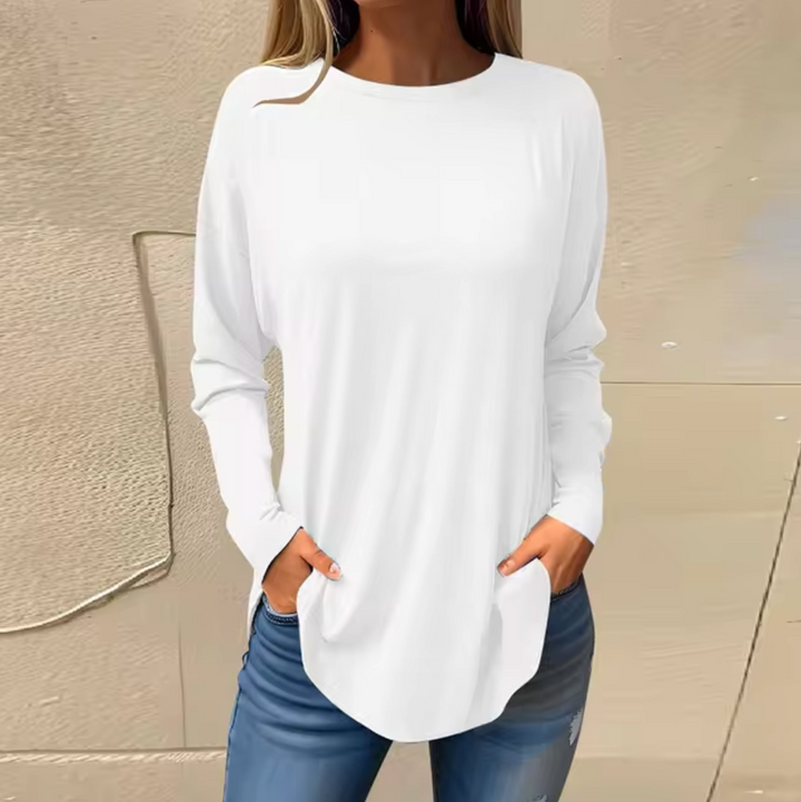 W&W Mode - Rundhals-Pullover aus Baumwolle