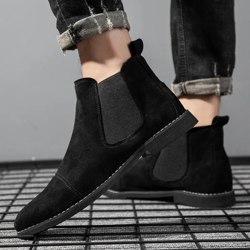 W&W Mode | Wildleder Chelsea Boots Für Herren Stilvoll & Nachhaltig