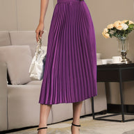 WW | Elegante A-linie Gefalteter Rock