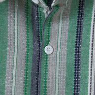 WW | Gestreiftes Baumwoll Leinen Herrenhemd für entspannte Looks