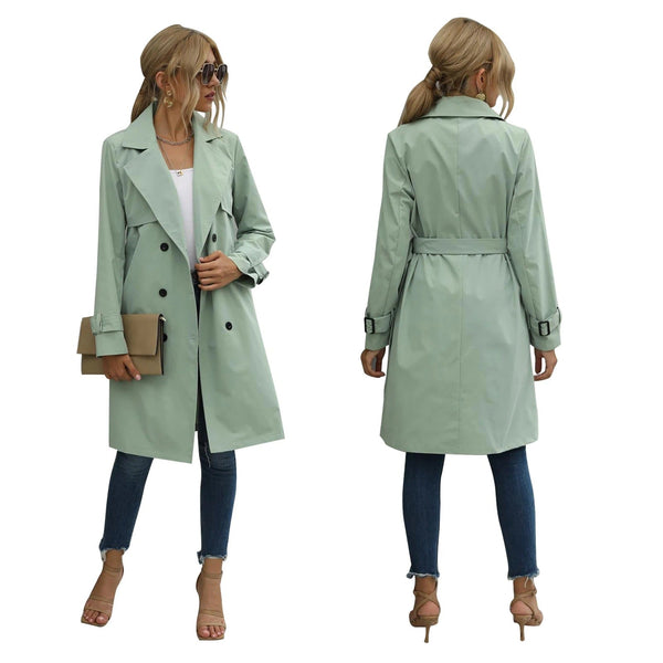 WW und Winter Trenchcoat Jacke Damen