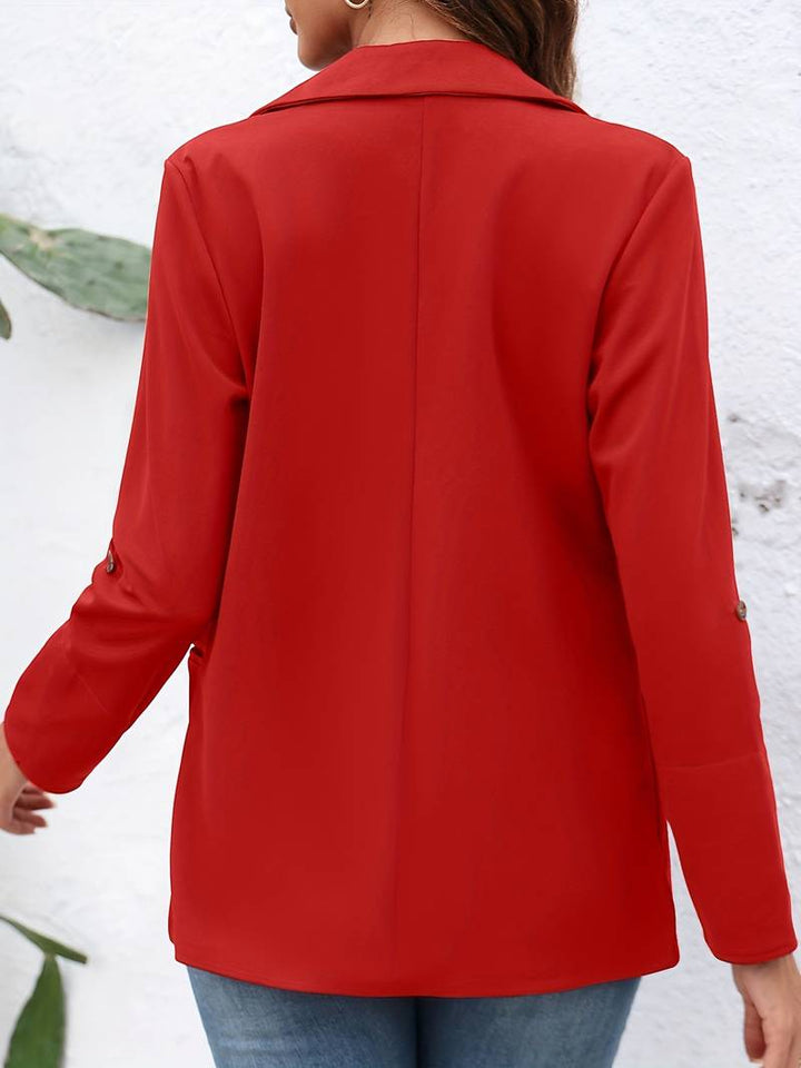 W&W Mode | Casual Blazer mit Offener Vorderseite für Damen | Stilvoll und Bequem