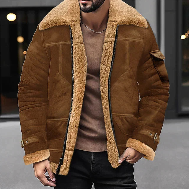 W&W Mode | Daily Fashion Sherpa-Jacke Für Männer