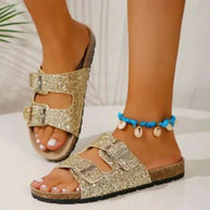 WW | Slippers mit doppelter Schnalle