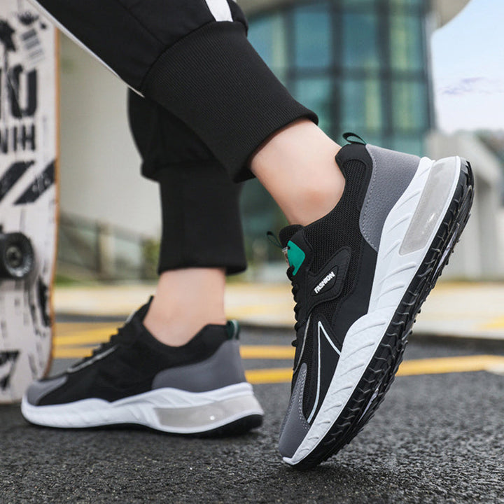 W&W Mode | Atmungsaktive Herren Sneaker Mit Farbakzent