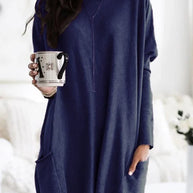 WW | Tunika mit Taschen - bequeme Damen Oversized Top