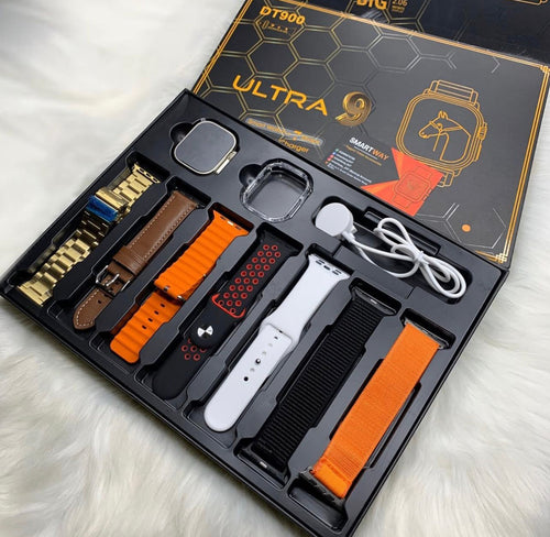W&W Mode | Unisex Smartwatch Mit 7 in 1 Paket