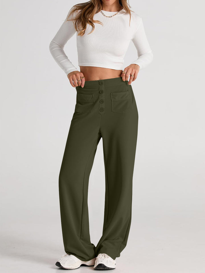 W&W Mode | Taille Weite Hose Mit Taschen Elegant Und Komfortabel