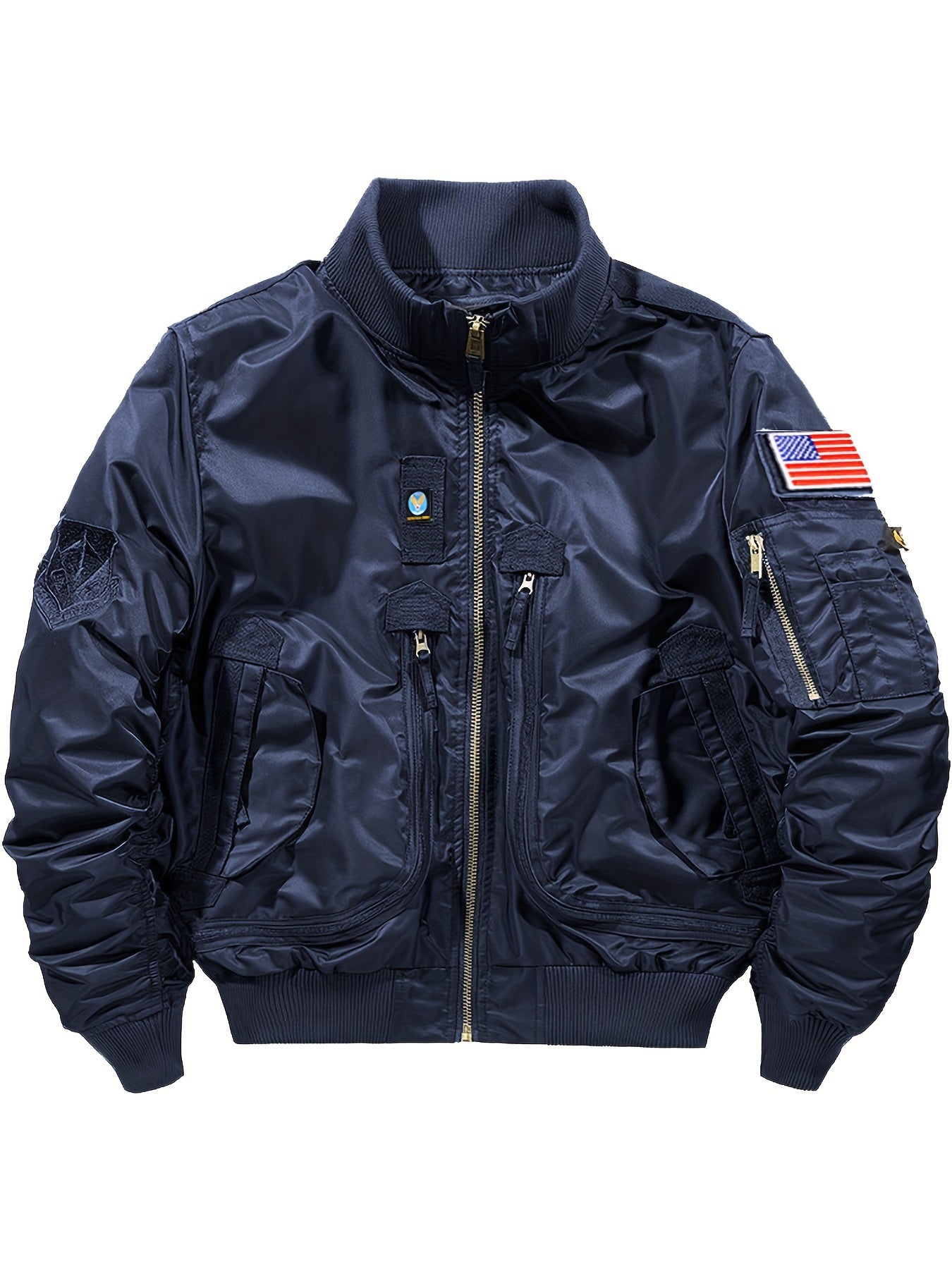 WW | Bomber Taktische Outdoorjacke Mit Stehkragen Für Herren - Perfekt für Outdoor-Aktivitäten