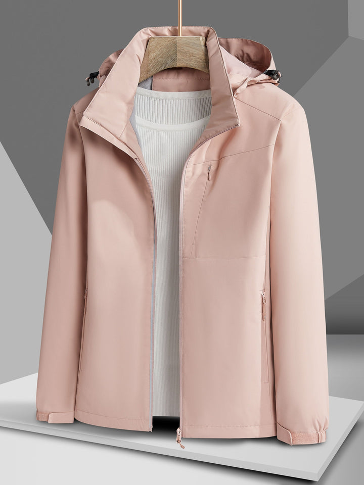W&W Mode Wasserdichte Fleece-Winterjacke Mit Kapuze Für Damen | Perfekt Für Outdoor-Aktivitäten