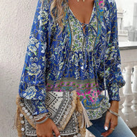 WW | Elegantes Sommer Blumenoberteil Für Damen