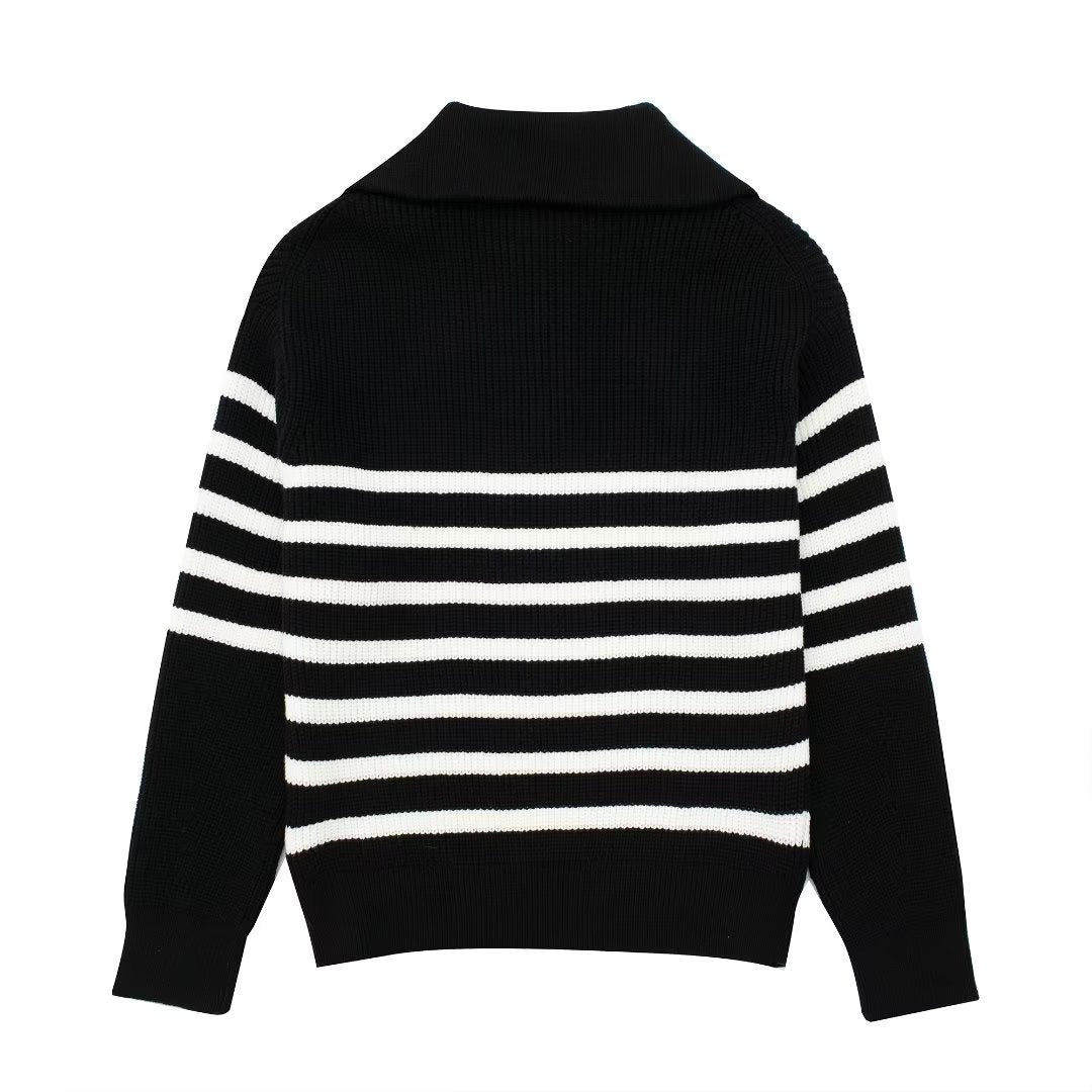 W&W Mode | All Match Wollpullover Mit Offenem Kragen