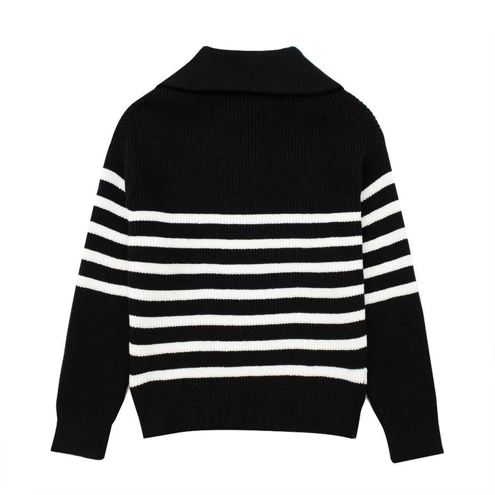 W&W Mode | All Match Wollpullover Mit Offenem Kragen