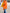 WW | Oversized Pullover für Damen Orange