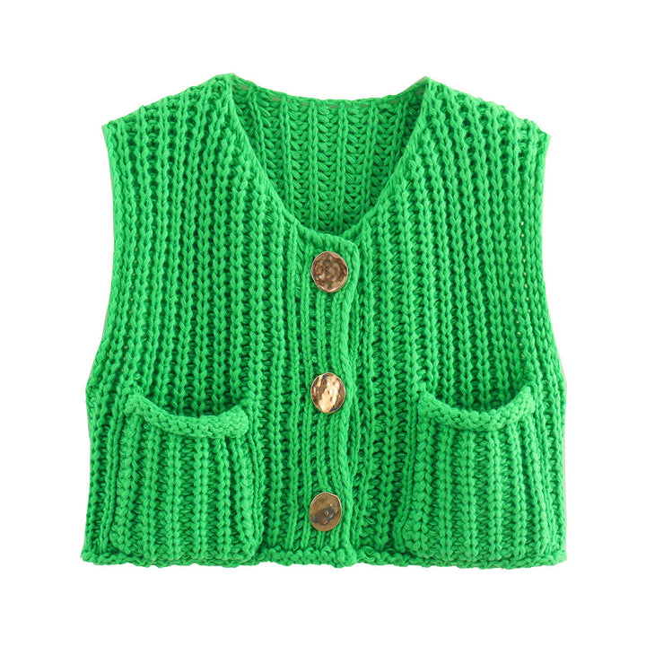W&W Mode | Ärmellose Gestrickte Weste