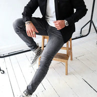 WW | Premium-Jacke mit Knopfverschluss für Herren | Stylische und bequeme Jacke