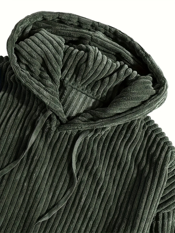 W&W Mode | Pullover Mit Kapuze Aus Cord