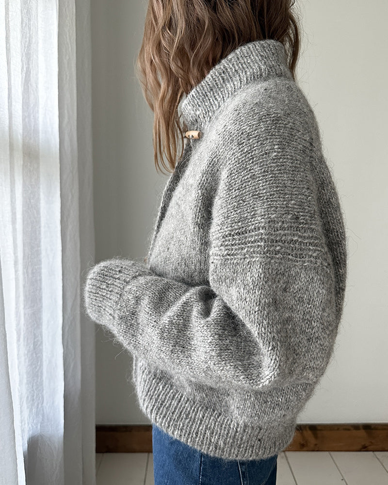 WW | Graue Strickjacke mit Knöpfen