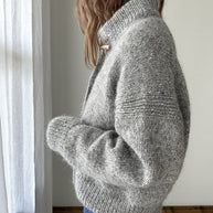 WW | Graue Strickjacke mit Knöpfen