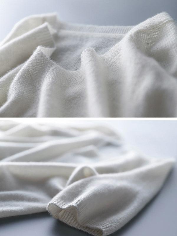 WW | Luxurious soft cashmere V-neck sweater for women