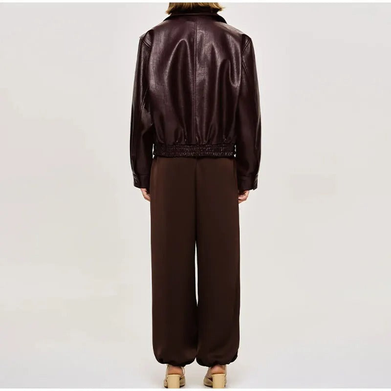 W&W Mode | Klassiker Burgundy Jacket