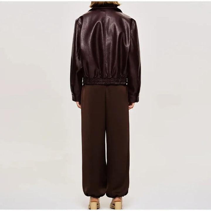 W&W Mode | Klassiker Burgundy Jacket