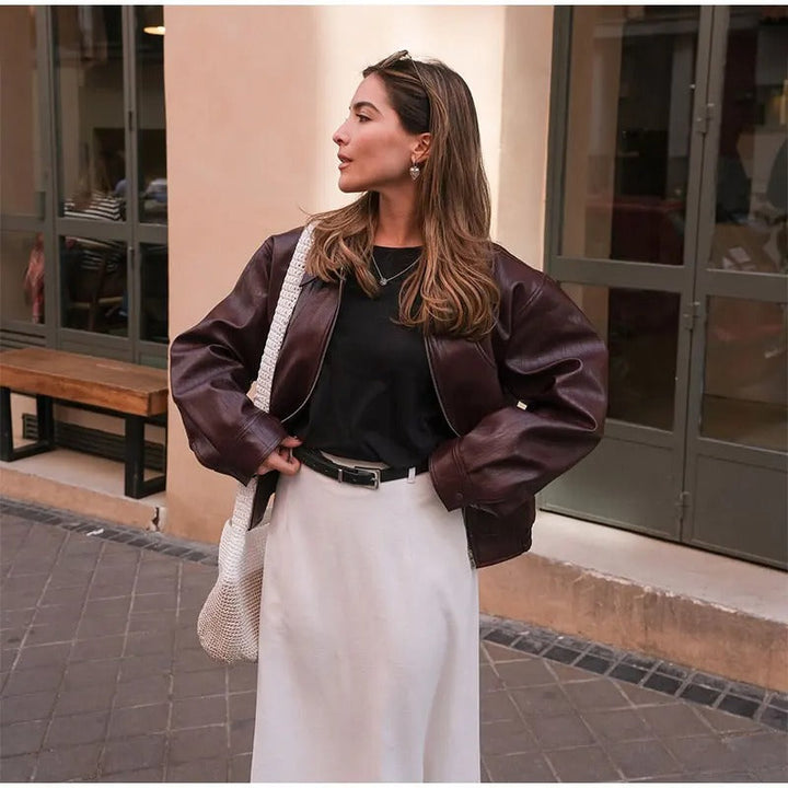 W&W Mode | Klassiker Burgundy Jacket