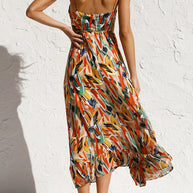 Buntes Midikleid