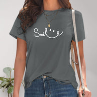 WW | Smile Rundhals Kurzarm T-Shirt