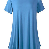 WW | Sommerliches Loose Fit T-shirt Mit Kurzen Ärmeln